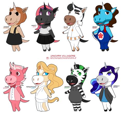 Custom Unicorn Villagers I Already Made A Separate Post About Danny I