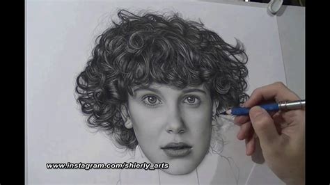 The best gifs for millie bobby brown. Realism Portrait Drawing Of Millie Bobby Brown "ELEVEN ...