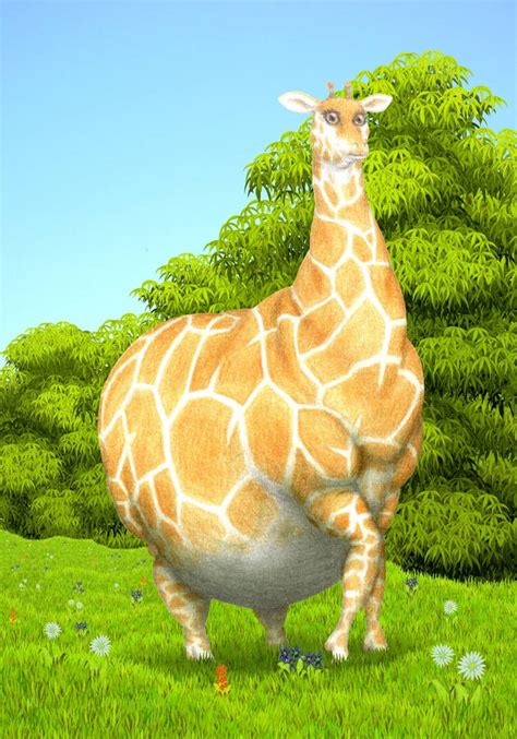 Obese Giraffe By Soobel On Deviantart