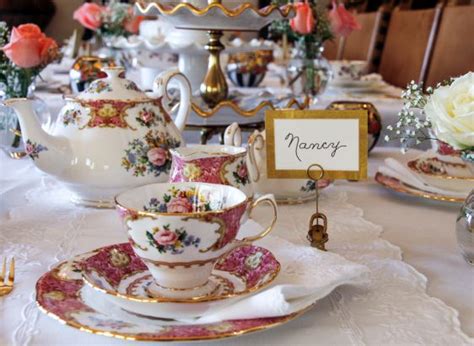 Eight Helpful Tips For Your Sit Down Tea Party Table Setting