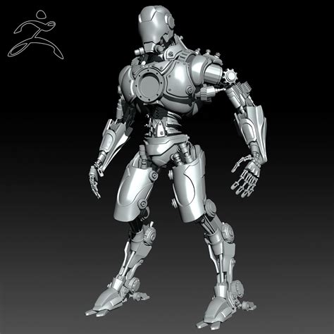 Zbrush Robot 3d Model Cgtrader