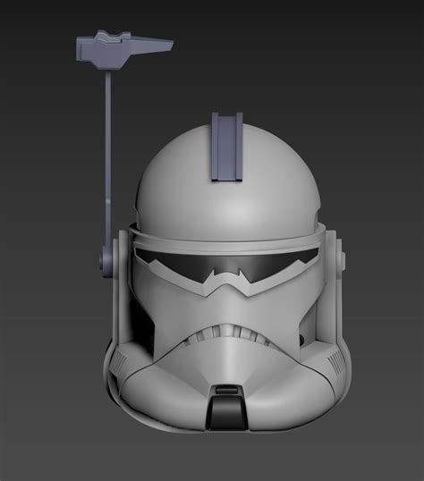 Star Wars Clone Commander Wolffe Helmet 3d Print Model 1