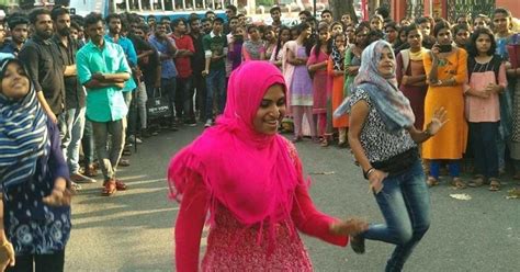 Trolled By Conservatives For Their Flash Mob Kerala Muslim Girls Shut