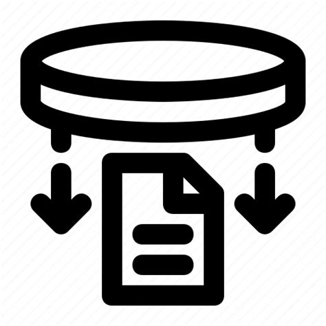 Data Extraction Extracting Database Science Information Icon