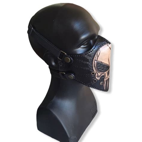 Leather Skull Mask Custom Leather Mask Etsy Canada