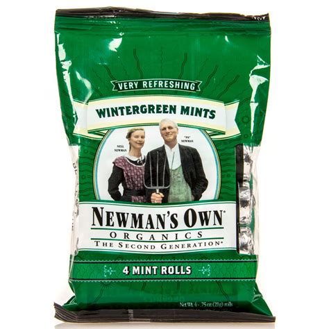 Newmans Own Mints Wintergreen Roll Organic Azure Standard