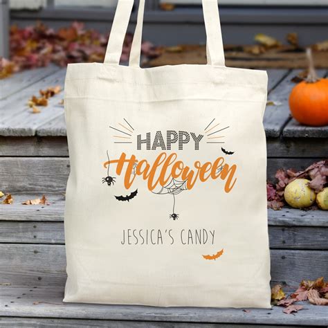 Happy Halloween Personalized Trick Or Treat Tote Bag Tsforyounow