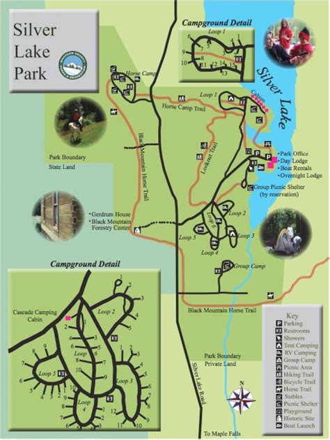 Silver Lake State Park Campground Map Printable Map