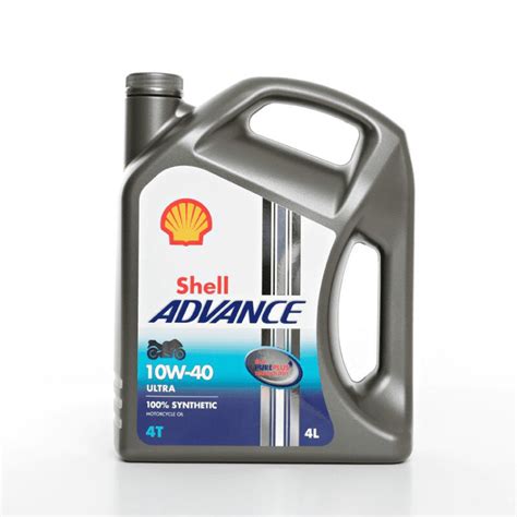 Shell Advance 4t Ultra 10w40 Motorbike Oil Fully Synthetic Cmg Oils