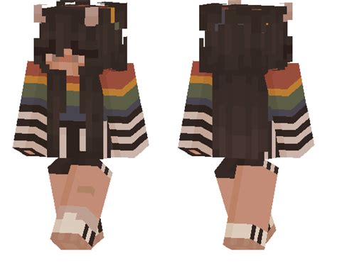 Rainbow Aesthetic Minecraft Pe Skins