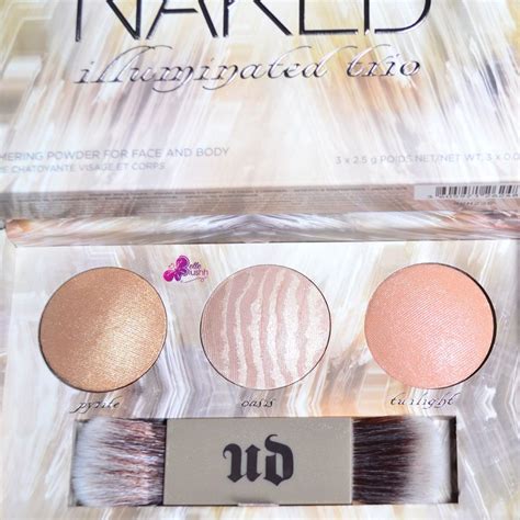 Urban Decay Naked Illuminated Trio Review Swatches Belle Blushh