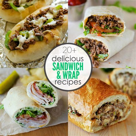 20+ Delicious Sandwich and Wrap Recipes - Life In The ...