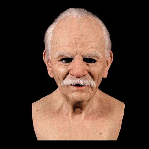Buy Latex Old Man Mask Male Disguise Realistic Masks Cosplay Costume Halloween Party Online At