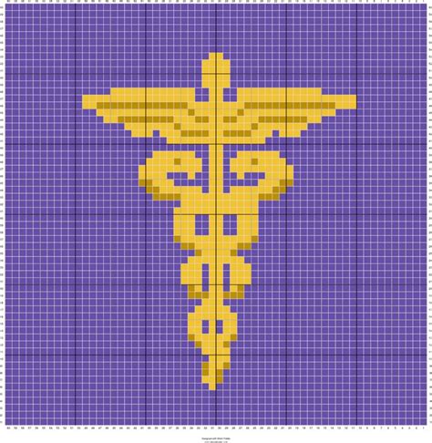I was in the mood for designing a winter cross stitch pattern to add to your collection. XFiles Medical_Purple | Cross stitch pattern maker, Graph ...