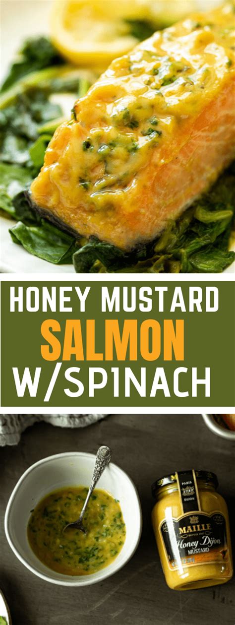 Every time i roast salmon in the oven like this, i end up with. This is hands down the best oven baked honey mustard salmon with roasted spinach t… in 2020 ...