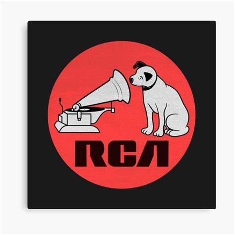 Rca Records Logo Canvas Prints Redbubble