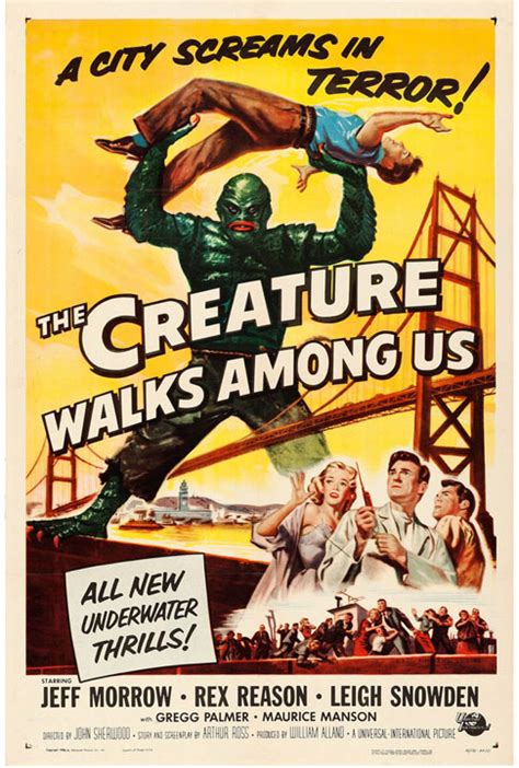 1950s Monster Movie Posters Girlyartillustrationsgreen