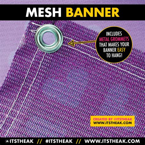 Mesh Banners Customized For Your Business By Itstheak