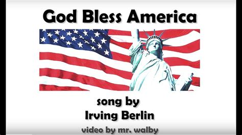 God Bless America With Lyrics And Notes By ~visual Musical Minds~ God