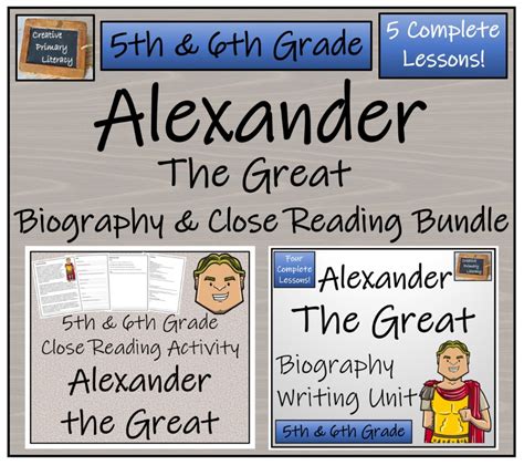 Alexander The Great Biography Workbook Free To Print
