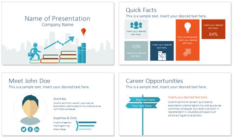 Career PowerPoint Template - PresentationDeck.com