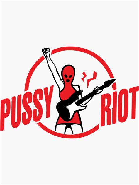 Pussy Riot Musical Group Pussy Riot Sticker By Praxistudio Redbubble