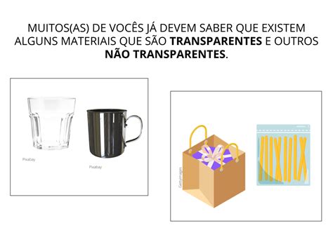 Os Diversos Tipos De Materiais Com Os Quais Lidamos