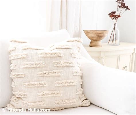 20 Off White Throw Pillow Texture Boho Modern Farmhouse Decor Etsy