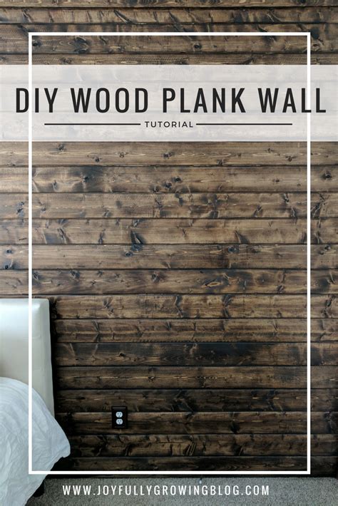 Accent walls are an excellent way to spice up any space. DIY Wood Plank Accent Wall