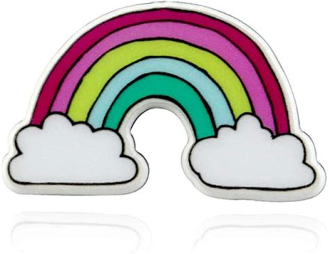 Fghomeywxc 1 X Creative Rainbow Brooch Pin Badge For Men And Women P235