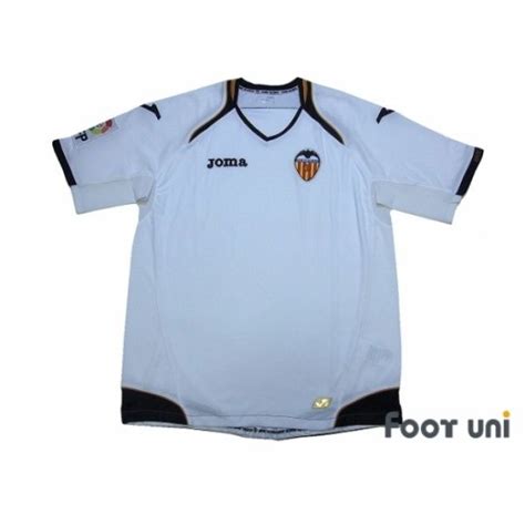 Photo1 Valencia 2011 2012 Home Shirt Lfp Patchbadge Joma Football