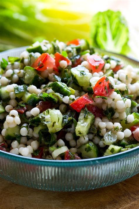 And this recipe is made with the more classic ingredients. Cucumber and Israeli Couscous Salad Recipe | Recipe ...