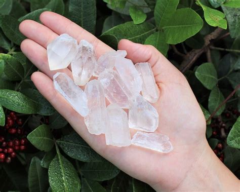 3 Large Clear Quartz Points Crystals Large 1 To Etsy