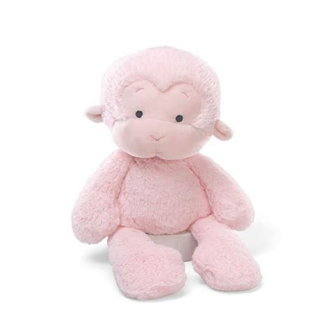 Gund Baby Meme Monkey Small 14 Plush Pink