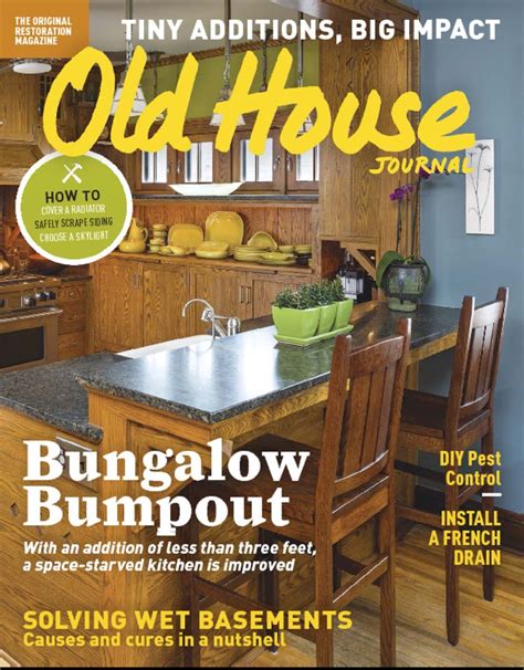 Just follow the simple steps and it will only take a few moments to get it sorted. Old House Journal Magazine | Preserving History ...