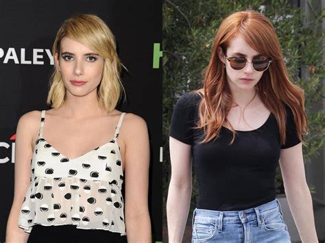 the best celebrity hair color transformations for summer emma stone emma roberts and more vogue