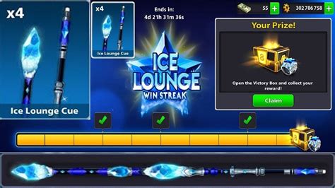 Get access to various match locations and play against the best pool players. 8 Ball Pool Free Ice Lounge Cue Win Streak Trick - YouTube