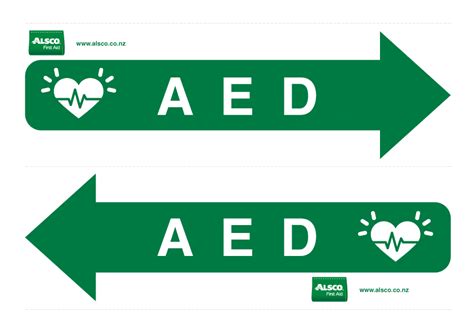Aed Sign Printable Tutoreorg Master Of Documents