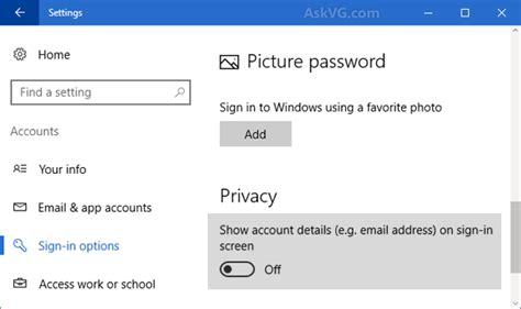 Tip How To Hide Or Remove Email Id Displayed On Windows 10 Login