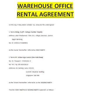warehouse lease agreement  templates  contracts