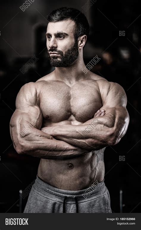 Sexy Portrait Muscular Image Photo Free Trial Bigstock