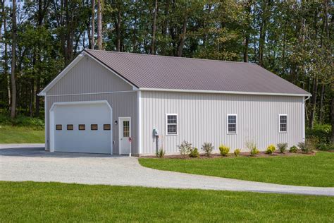 Pole Barn Garage Builders Amish Built Garages In Lancaster County