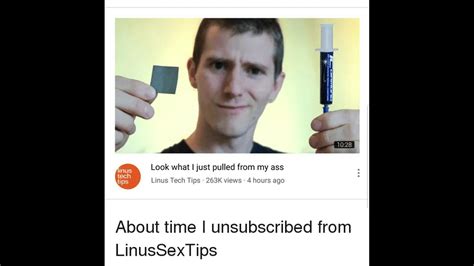 Linus Tech Tips Look Meme