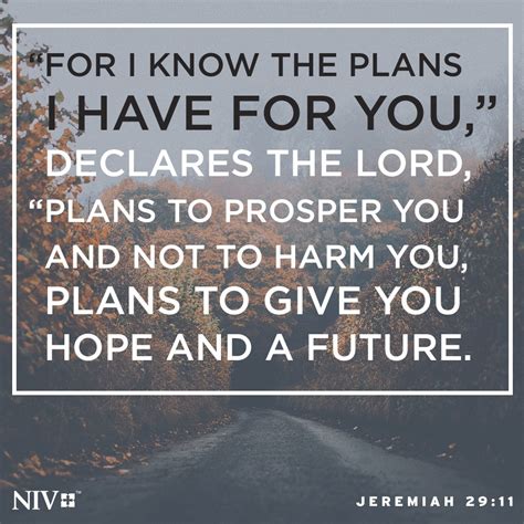 Niv Verse Of The Day Jeremiah 2911