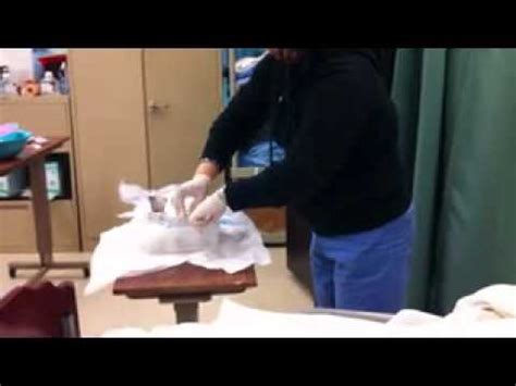 Connect the tube to a urine collection bag. How to insert a foley catheter in a male patient - YouTube