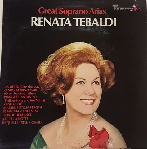 Renata Tebaldi Grandes Arias Para Soprano 1978 Vinyl Discogs