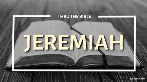 Jeremiah 1 A Life Known And Called By God Youtube
