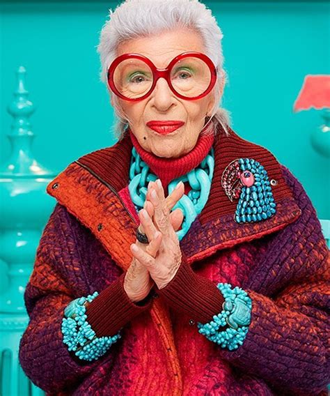 A look back at the fashion icon's most delightfully eccentric looks. Iris Apfel Debuts New Jewelry Collection | InStyle.com