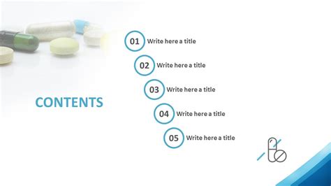 Various Pills Powerpoint Template Free Download
