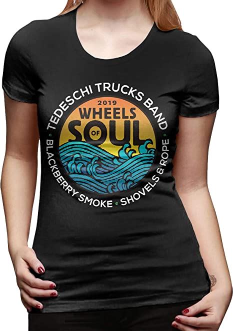 Tedeschi Trucks Band Shirt Women Short Sleeve Crew Neck T Shirts Tops S Black At Amazon Womens